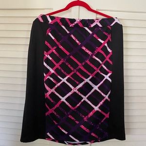 Ashley Stewart tricolored skirt size 22/24